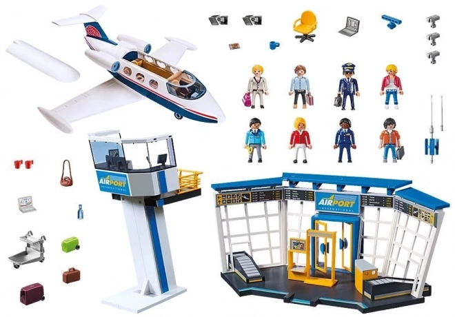 Airport Adventure Set with Airplane