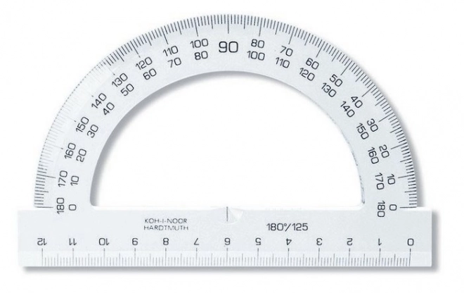 Transparent 12cm Protractor