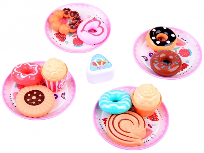 Tea Set with Cookies for Kids