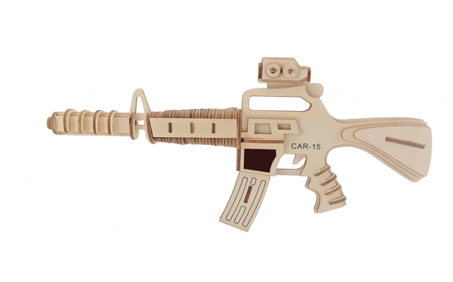 Woodcraft 3D Wooden Puzzle Rifle