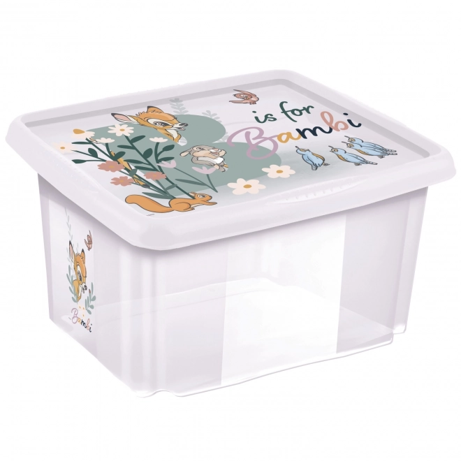 Storage Box with Lid 15L Bambi Design