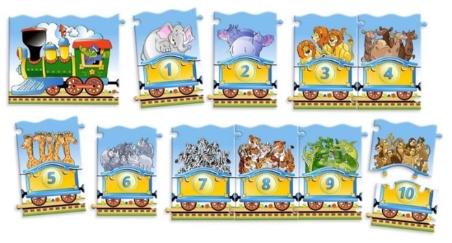 Educational Puzzle Train Set