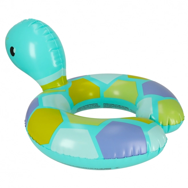 Inflatable Swimming Ring Turtle Design for Kids