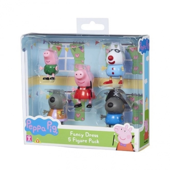 Peppa Pig 5-Figure Dress-up Set