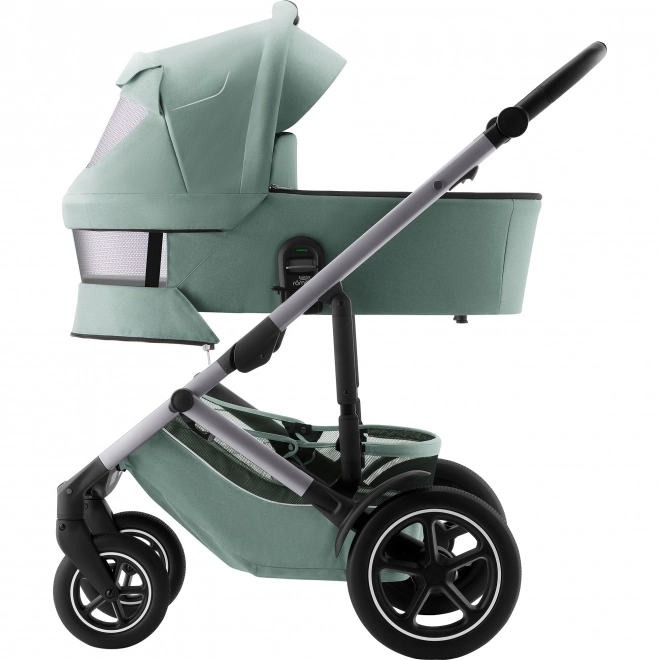 Baby Stroller Set with Car Seat and Base in Jade Green