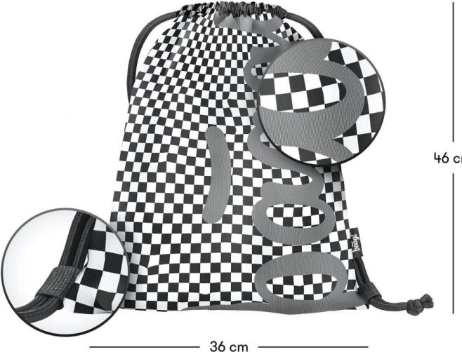 Baagl Set 3 Scuola Skate Max: Zaino, Astuccio e Sacca