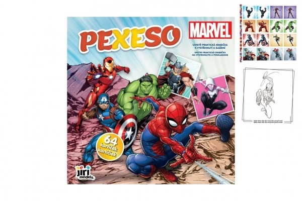 Marvel Heroes Memory Game Book