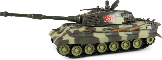Tank with lights and sounds, friction powered, 38 cm