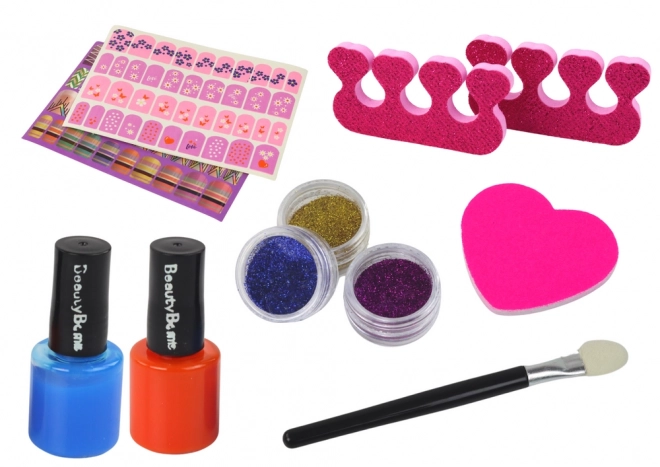 Nail Art Set with Stickers - Beauty Bomb