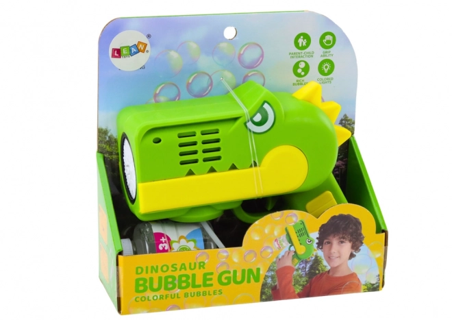 Bubble Gun Dinosaur Green