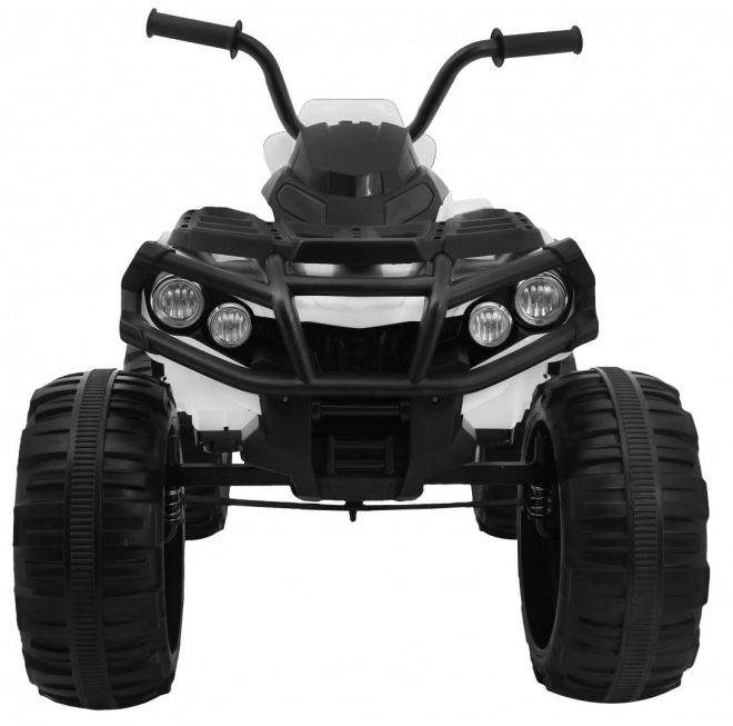 Quad ATV 2.4GHz on battery for children White + Remote Control + EVA Wheels + MP3 Radio + Free Start