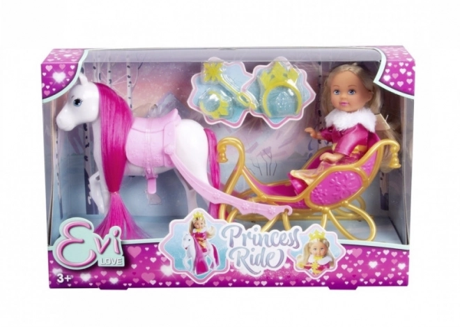 Evi Love Princess Ride Doll Set