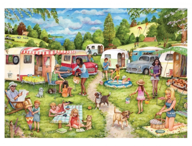 Falcon Camping and Campsite Puzzles Set