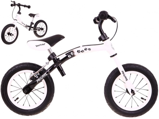 Boomerang SporTrike Kids Balance Bike White