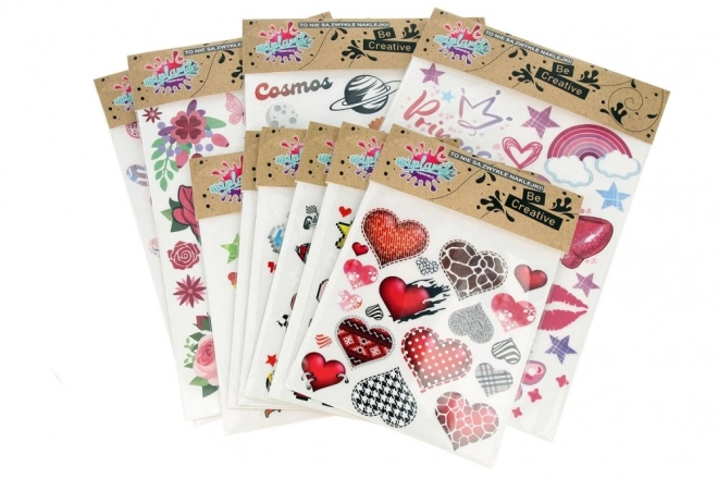 Heart Iron-On Patches Small Sheet