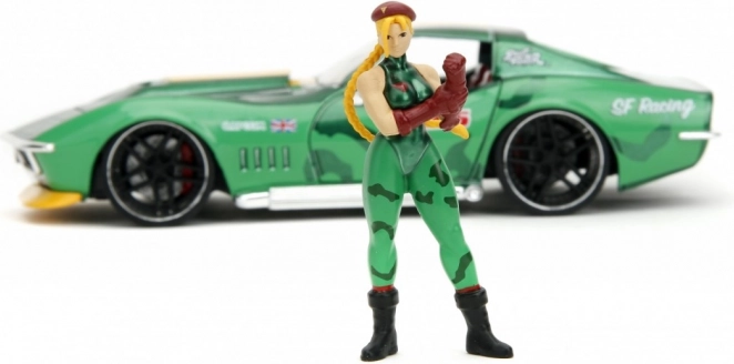 Set con licenza Street Fighter con figurina di Cammy
