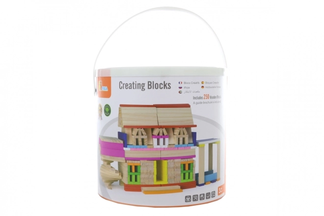 Wooden Building Blocks Set