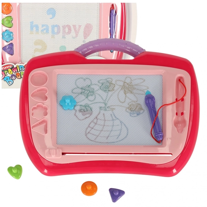 Pink Drawing Magic Board with Stamps XL