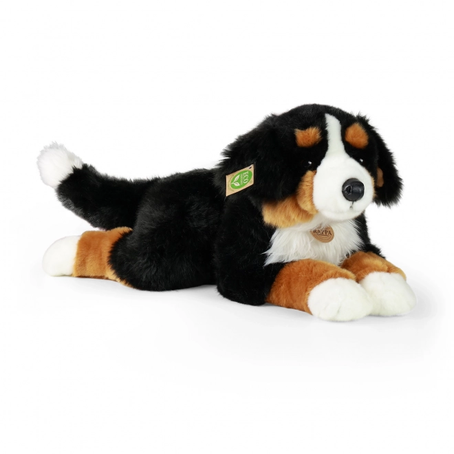 Large Plush Bernese Mountain Dog Lying 61 cm Eco-Friendly