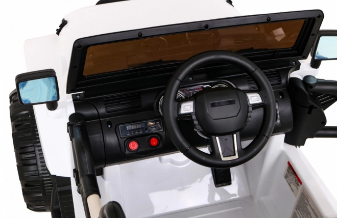 Kinderelektroauto All Terrain Jeep Weiß