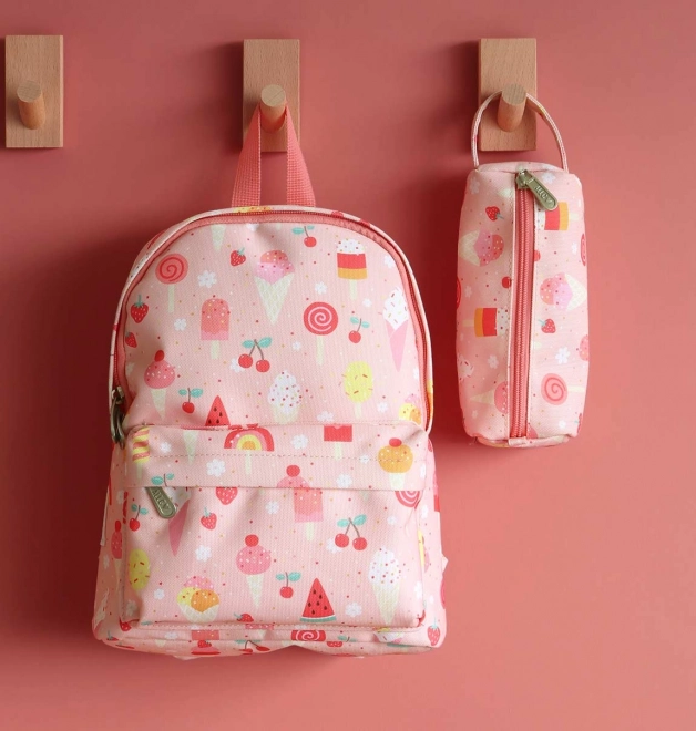 Ice Cream Printed Children's Backpack