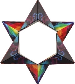 Magnetic Rainbow Cube Puzzle