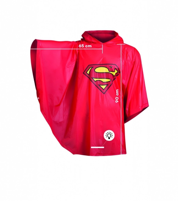 School Backpack with Superman Poncho - Original