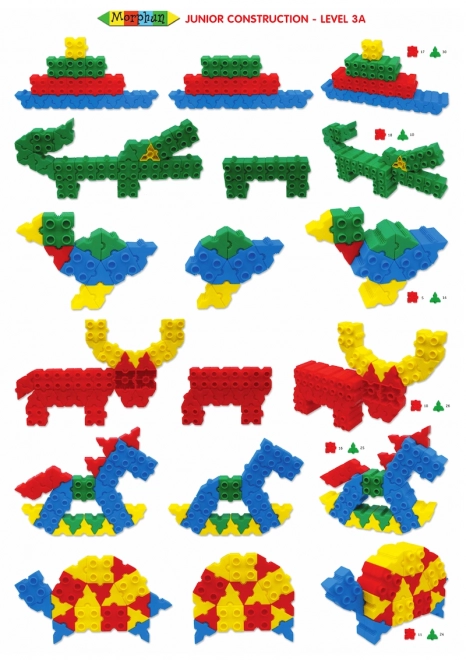 Construction Block Set Morphun 200 Pieces