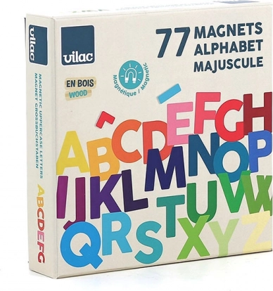 Vilac Wooden Magnetic Alphabet Uppercase Letters