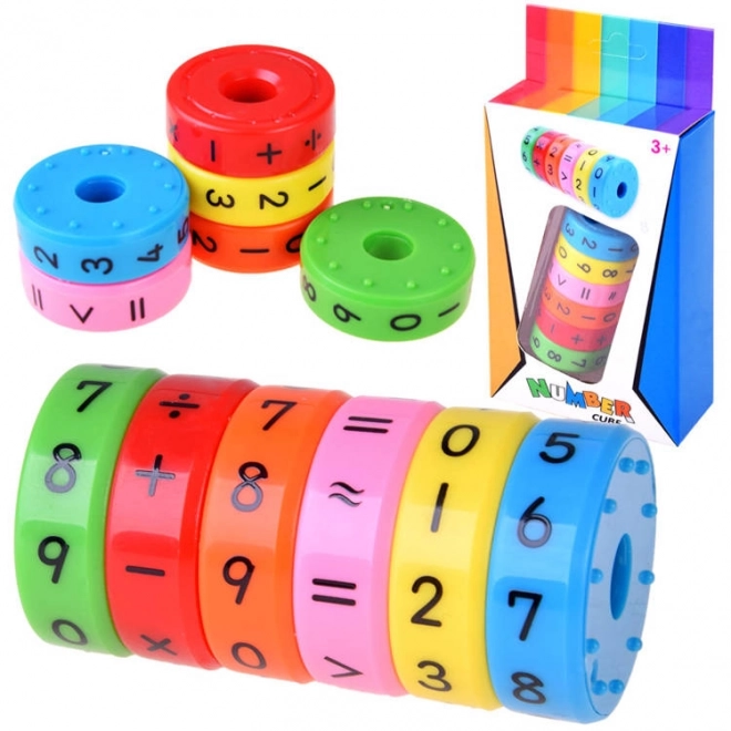 Magnetic Rotating Maths Cylinder