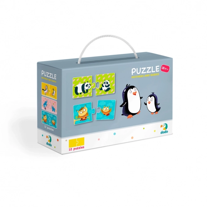 Puzzle Duo Mommies and Babies -12x2 Pieces