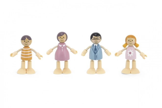 Wooden Family Doll Set