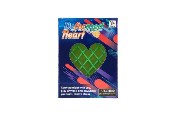 Shape-Shifting Fidget Heart Pendant - Antistress Toy