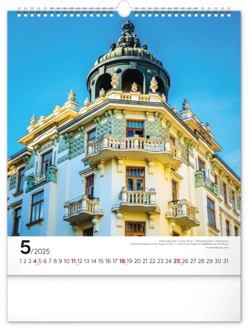 Wall Calendar Brno 2025