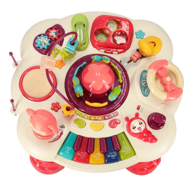 Pink Educational Piano Table Bibi-inn