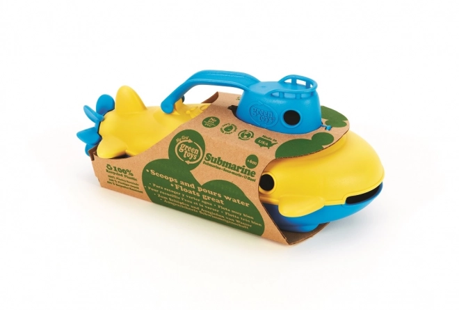 Green Toys Submarine with Blue Handle