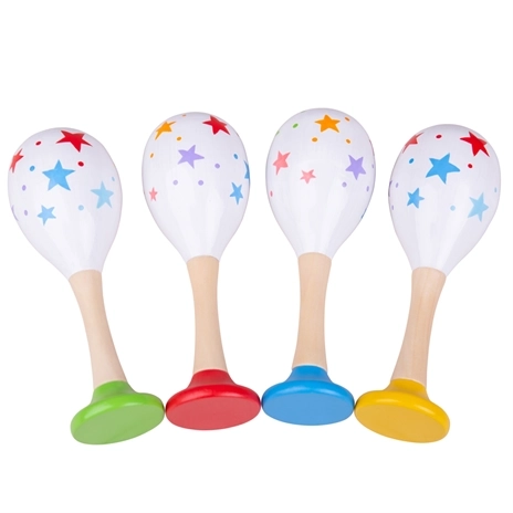 Green Rumba Star Maracas by Bigjigs Toys