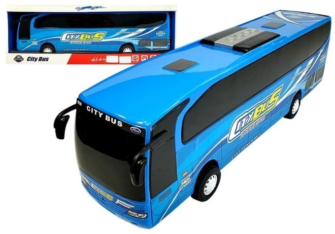 Blue City Bus Toy