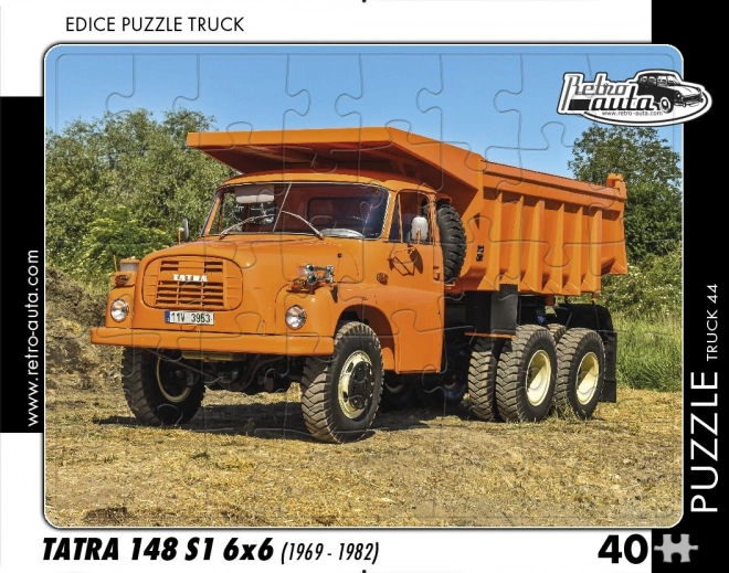 Retro Cars Puzzle Truck Tatra 148 S1 6x6