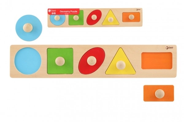 Wooden Puzzle Set - Geometric Shapes