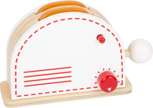 Toaster with pop-up lever