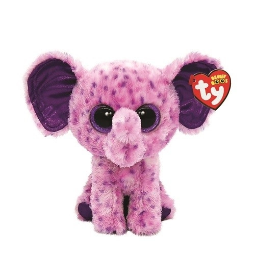 Stuffed Animal TY Elephant Eva 15 cm