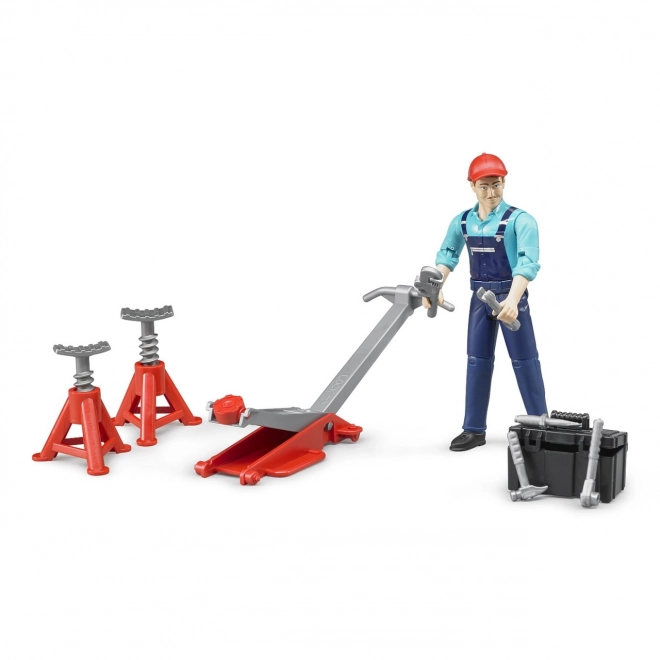 Mechanic with Tools Action Figure