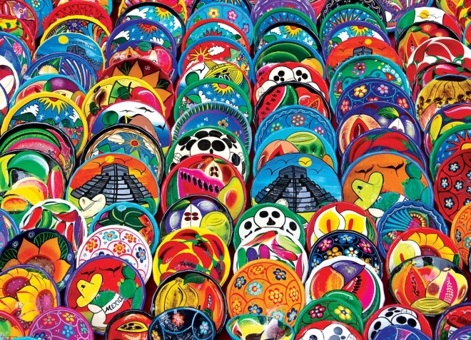 Eurographics Puzzle Mexican Plates 1000 Pieces