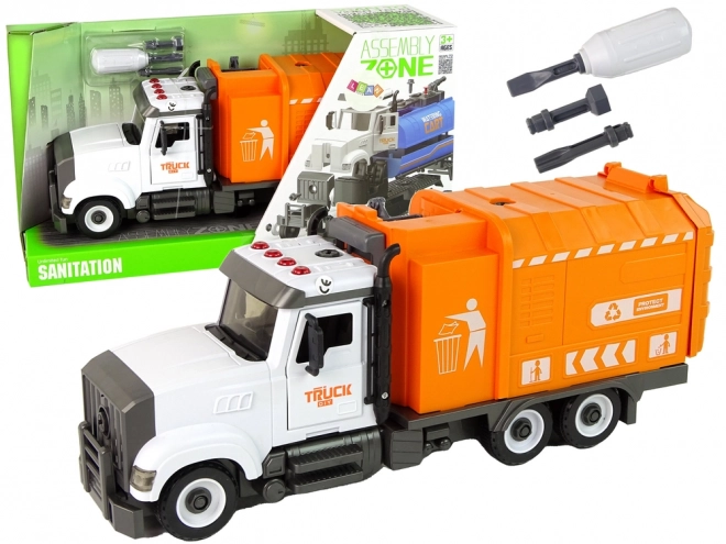 Interactive Orange Garbage Truck Toy