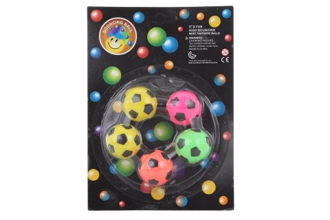 Set of 5 Bouncy Soccer Balls