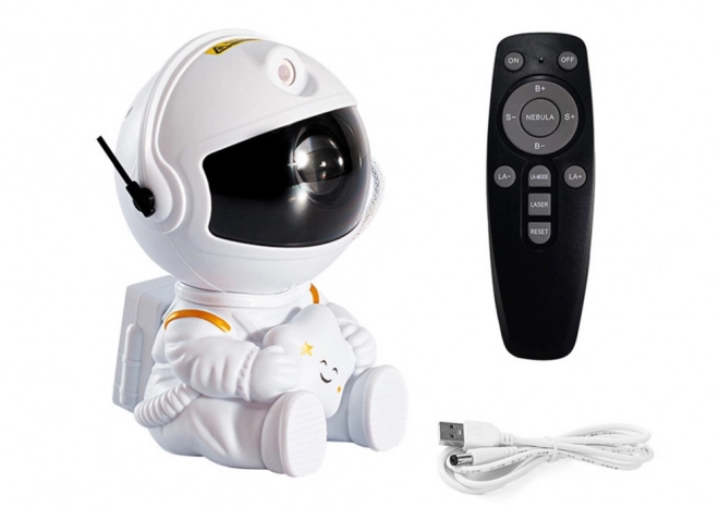 Proiettore astronauta con stelle LED USB e telecomando