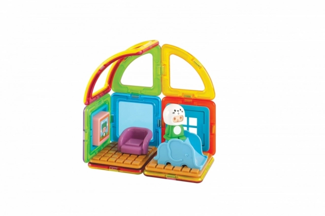 Magnetic Building Blocks Cube House - Frog