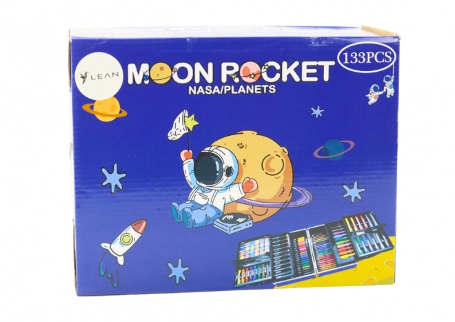 Space-Themed Art Set in Folding Case