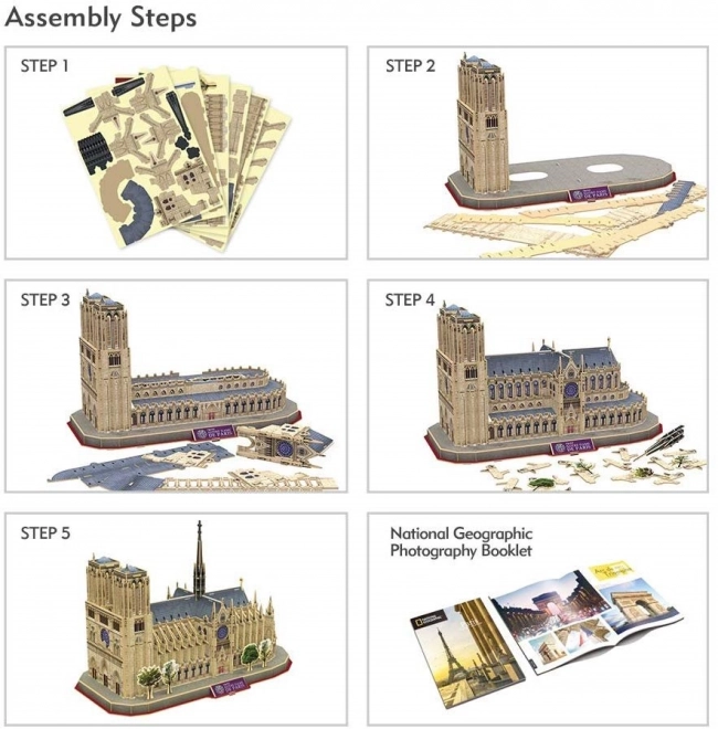 3D Puzzle of Notre Dame Cathedral by National Geographic